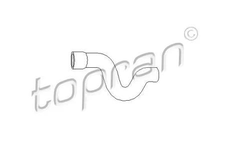 Шланг гумовий сист. охолоджен. TOPRAN / HANS PRIES 205 710
