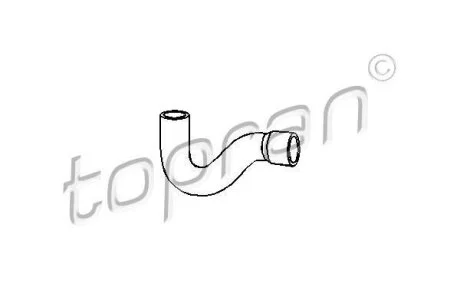 Шланг гумовий сист. охолоджен. TOPRAN / HANS PRIES 205 717