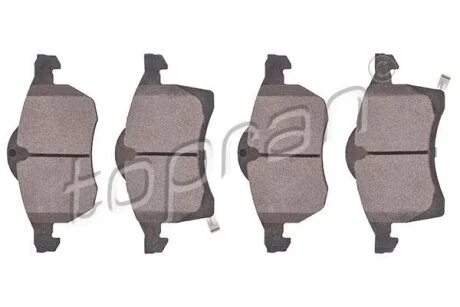 Гальмівні колодки, дискові TOPRAN / HANS PRIES 205 781