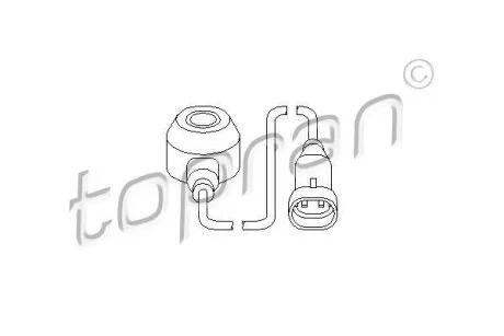 Датчик детонації TOPRAN / HANS PRIES 205 892