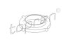 Прокладка пружини перед. Opel Astra/Corsa-C/Kadett-E/Meriva-A/Vectra-B 99- TOPRAN / HANS PRIES 206 042 (фото 1)