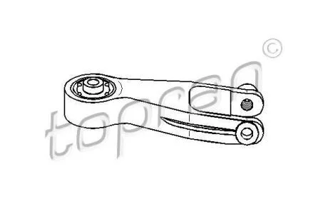 Опора двигателя (задняя) Opel Combo Corsa C/D Tigra 1.0-1.8 00- TOPRAN / HANS PRIES 206 154