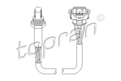 Лямбда-зонд TOPRAN / HANS PRIES 206 193