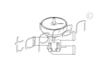 Кран пічки OPEL ASTRA/VECTRA TOPRAN / HANS PRIES 206 241