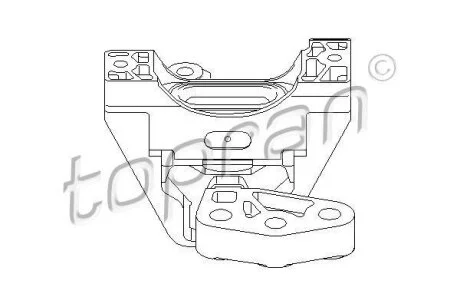 Подушка двигуна TOPRAN / HANS PRIES 206 571