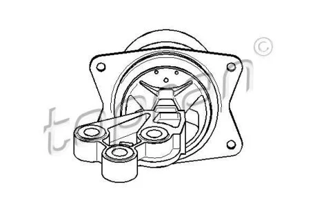 Подвеска, двигатель TOPRAN / HANS PRIES 206 576
