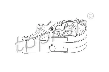 Подушка двигуна TOPRAN / HANS PRIES 206 577