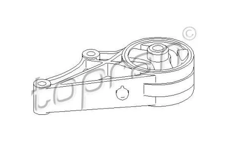 Подушка двигуна TOPRAN / HANS PRIES 206 579