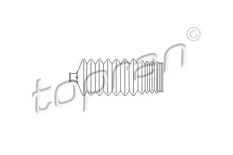 Пыльник, рулевое управление TOPRAN / HANS PRIES 206 626