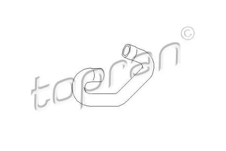 Патрубок TOPRAN / HANS PRIES 206 700