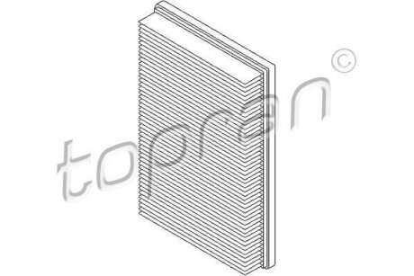 Фільтр повітря TOPRAN / HANS PRIES 206 874