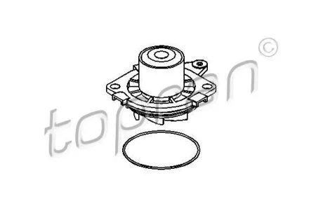 Водяна помпа TOPRAN / HANS PRIES 206 962