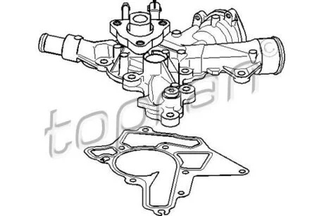 Водяна помпа TOPRAN / HANS PRIES 206 968