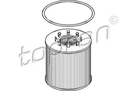 Фільтр масляний TOPRAN / HANS PRIES 207 012