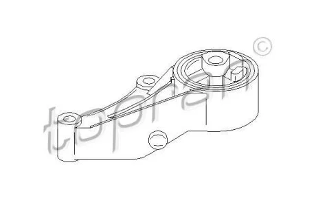 Подвеска, двигатель TOPRAN / HANS PRIES 207 040