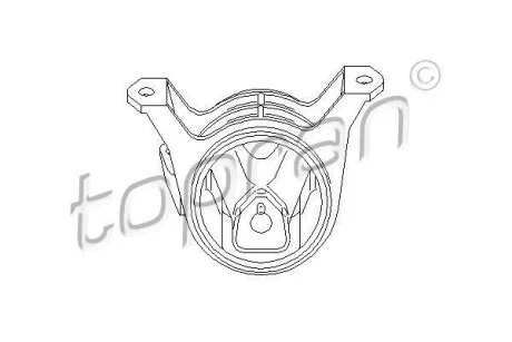 Подушка двигуна TOPRAN / HANS PRIES 207 208