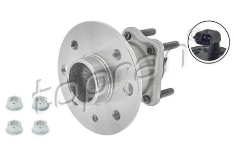 Підшипник колеса,комплект TOPRAN / HANS PRIES 207 394