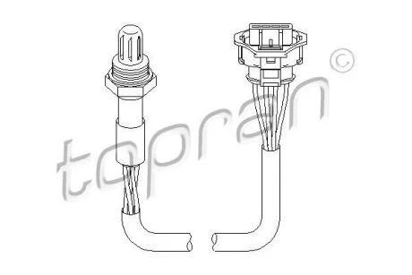 Лямбда-зонд TOPRAN / HANS PRIES 207 431