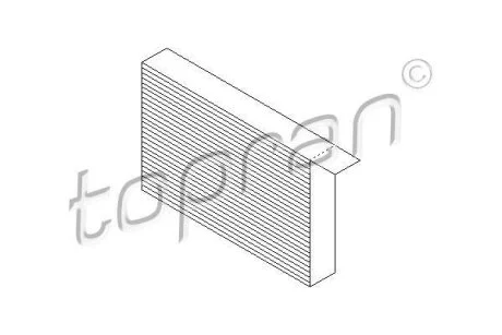 Фільтр салону TOPRAN / HANS PRIES 207 480