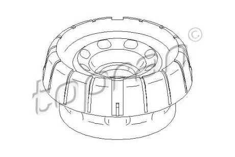 Подушки амортизатора TOPRAN / HANS PRIES 207 501