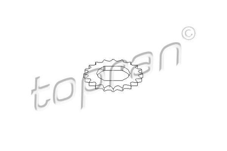 HP OPEL Шестерня коленчатого вала ASTRA H -10 (в упак ORIGINAL) TOPRAN / HANS PRIES 207 768