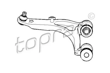 Важіль підвіски передній TOPRAN / HANS PRIES 207 783
