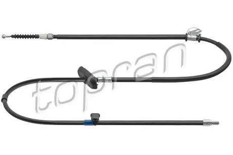 Трос ручного гальма лiвий TOPRAN 208 435
