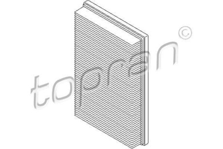 Фільтр повітря TOPRAN / HANS PRIES 300 010