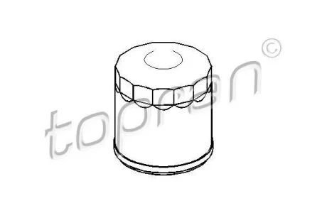 Фільтр масляний TOPRAN / HANS PRIES 300 058