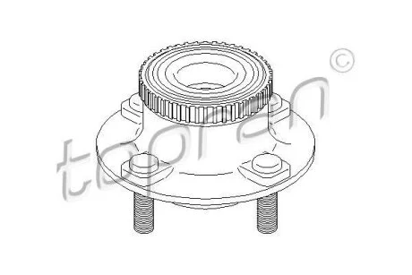 Ступиця TOPRAN / HANS PRIES 300 280
