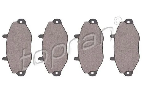Гальмівні колодки, дискові TOPRAN / HANS PRIES 300 637
