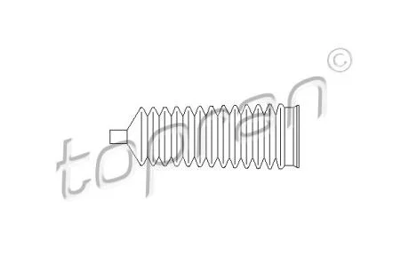 Пильник рульового керування TOPRAN / HANS PRIES 300 830