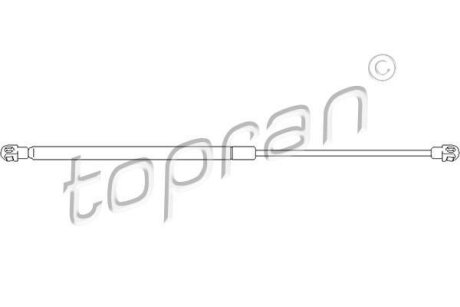 Амортизатор кришки багажника TOPRAN / HANS PRIES 301 034