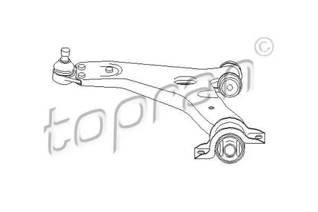 Важіль підвіски передній TOPRAN / HANS PRIES 301 585