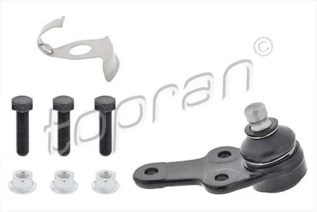 Шарова опора,передня вісь TOPRAN / HANS PRIES 301 852