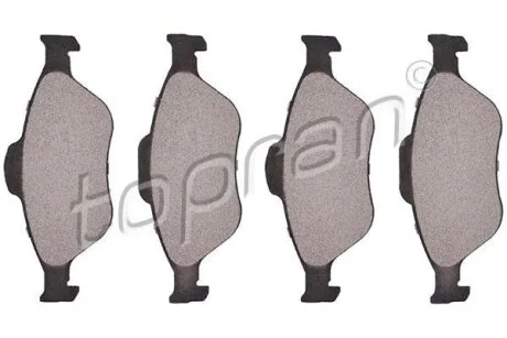 Гальмівні колодки, дискові TOPRAN / HANS PRIES 301 889