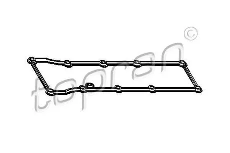 Прокладка, крышка головки цилиндра TOPRAN / HANS PRIES 301 906