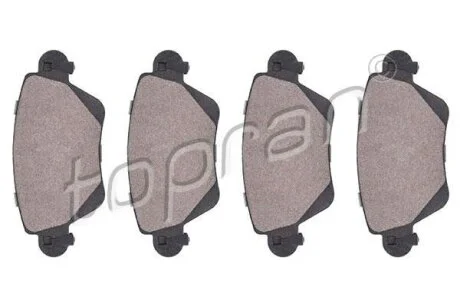 Гальмівні колодки, дискові TOPRAN / HANS PRIES 301 959
