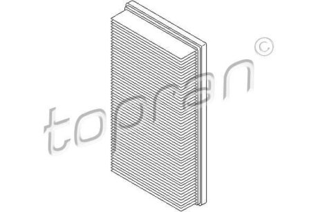 Фільтр повітря TOPRAN / HANS PRIES 302 084