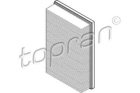 Фільтр повітря TOPRAN / HANS PRIES 302 127