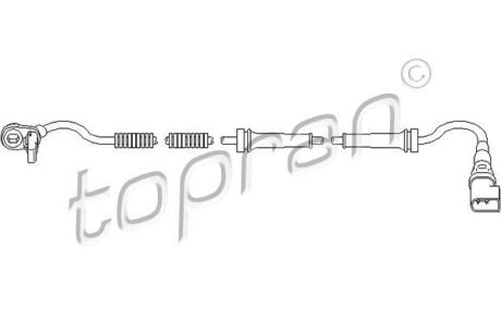 Датчик ABS TOPRAN / HANS PRIES 303 948