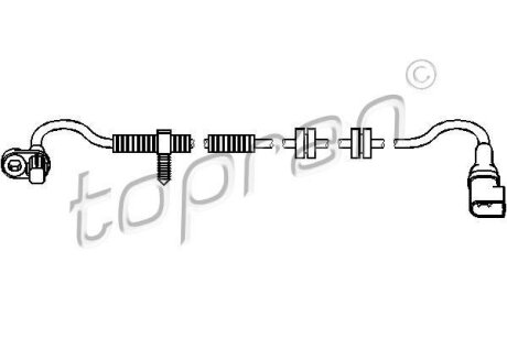 Датчик ABS TOPRAN / HANS PRIES 303 956