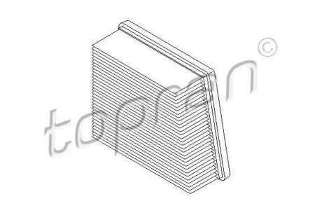 Фільтр повітря TOPRAN / HANS PRIES 304 054