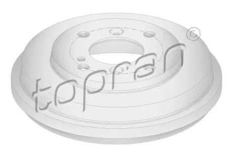 Гальмівний барабан TOPRAN / HANS PRIES 304 155