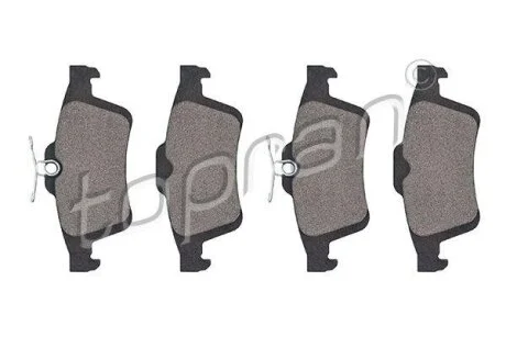 Гальмівні колодки, дискові TOPRAN / HANS PRIES 304 883