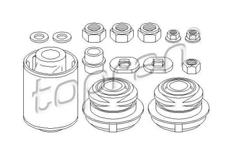 Ремкомплект важеля TOPRAN / HANS PRIES 400 051