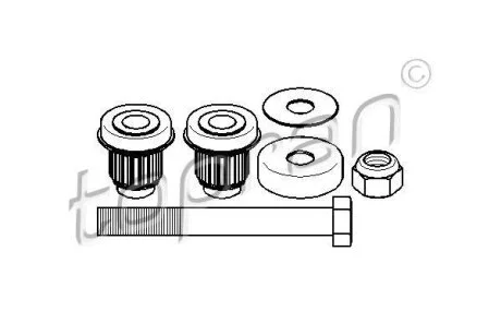 Ремкомплект, направляющий рычаг TOPRAN / HANS PRIES 400 088