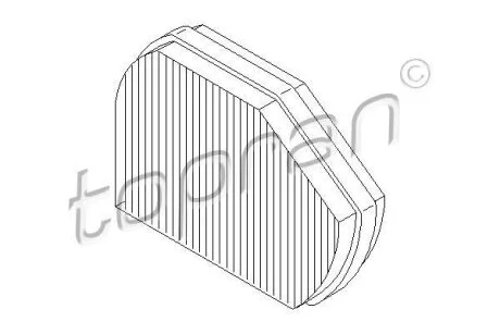 Фільтр салону TOPRAN / HANS PRIES 400 203