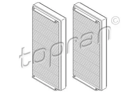 Фільтр салону TOPRAN / HANS PRIES 400 208