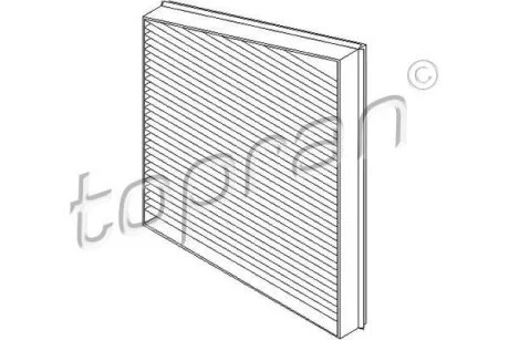 Фільтр салону TOPRAN / HANS PRIES 400 211